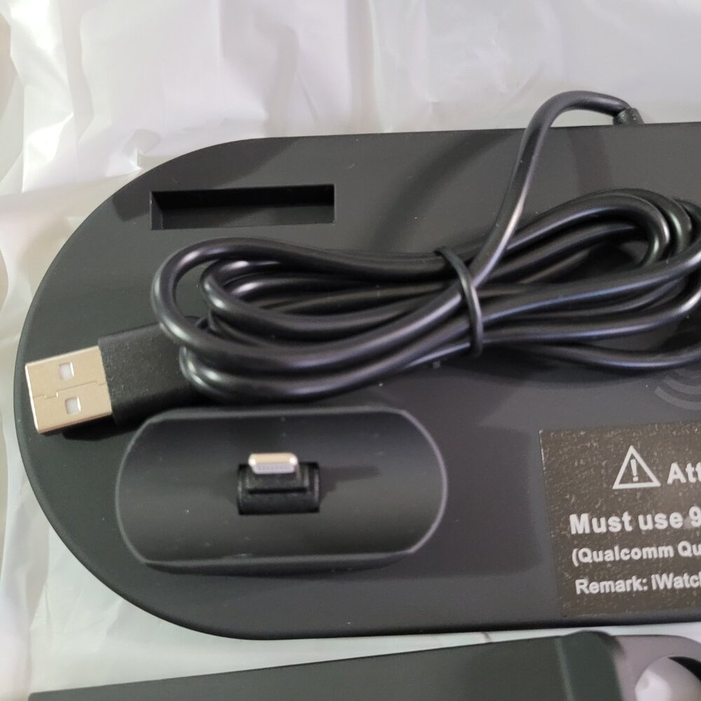 Multi-Function Charging Stand For iPhone, Android, Watch, 3 In 1 Charger Dock - Picture 8 of 8